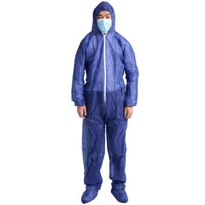 White Disposable Coverall/Disposable Polypropylene Coveralls