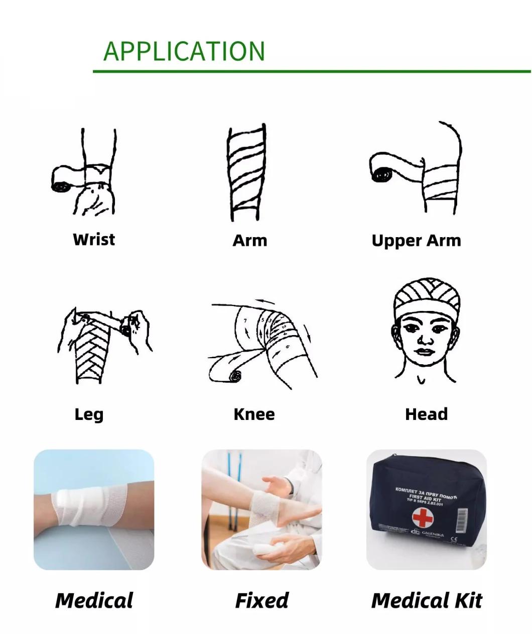 HD5 Compress Gauze Crinkle Cotton Fluff Bandage Roll