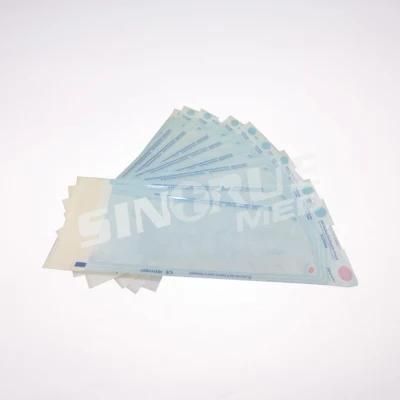 50X130mm/90X230mm/135X255mm/190X330mm Disposable Medical Sterile Self-Sealing Flat Pouch