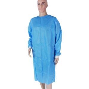 AAMI Level 2 Isolation Gowns Disposable Long Sleeve Medical Isolation Coverall Gown