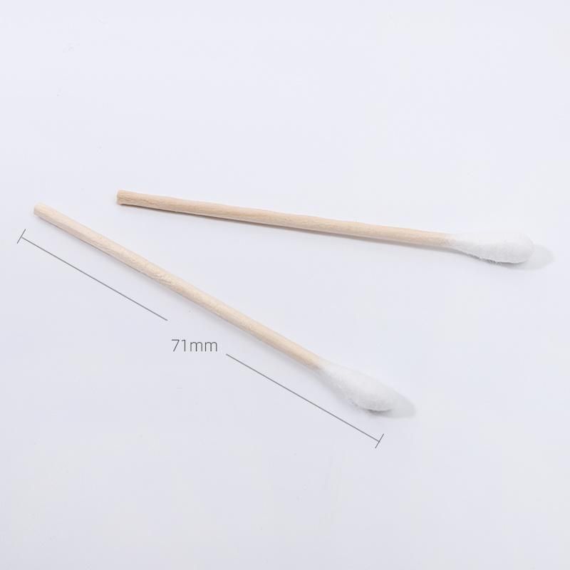 Individual Packing Viral Sampling Cotton Medical Wooden Test Sterilized Swab