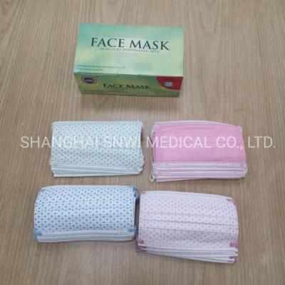 3 Ply Disposable Medical Sterile Non-Woven Protective Children Kids Face Mask Child Safety Use