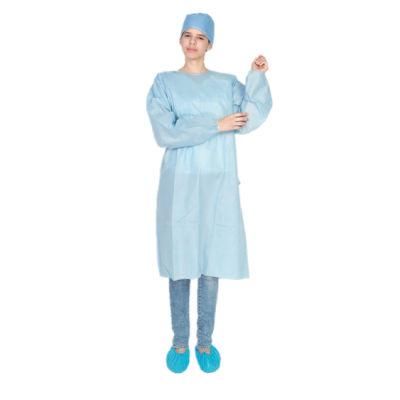 High Quality Disposable PP/SMS/PP+PE/CPE Isolation Gown Level 1/2/3/4 Gown