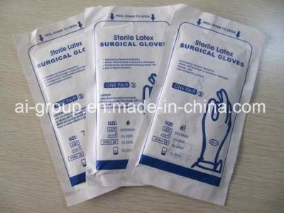 Disposable Powdered Medical Grade Latex Surgical Gloves