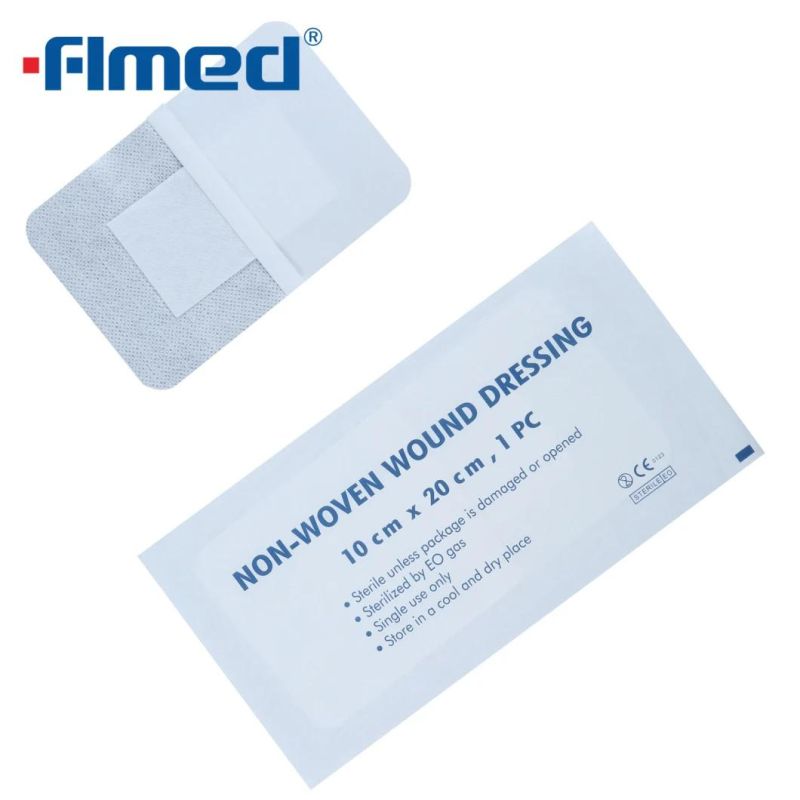 Sterile Non-Woven Adhesive Wound Dressing Hypoallergenic Wound Dressing