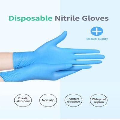 Wholesale Medical Disposable Free Powder Nitrile Latex Gloves