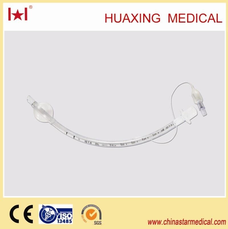 7.0# Disposable Medical Endotracheal Tube with Cuff for Adult