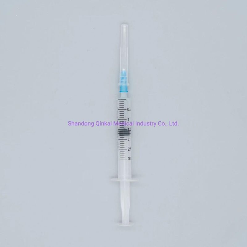 Disposable Syringe /3-Parts / Luer Lock and Luer Slip Medical Syringe