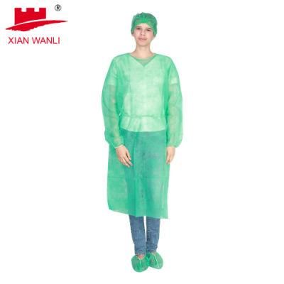 Disposable Isolation Gown Gowns, Blue Latex-Free, Perfect for Hospital Gowns