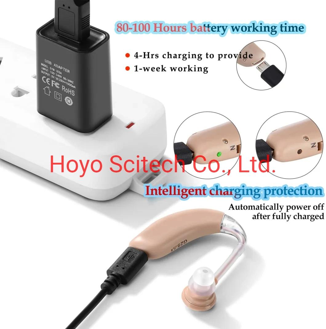 China Digital Hearing Aid Rechargeable Digital Hearing Aid in-Ear Digital Hearing Aid