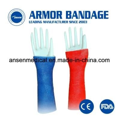 Water Cured Medical Fiber Cast Polyester Orthopedic Casting Tapes Fiberglass Orthopedic Cast