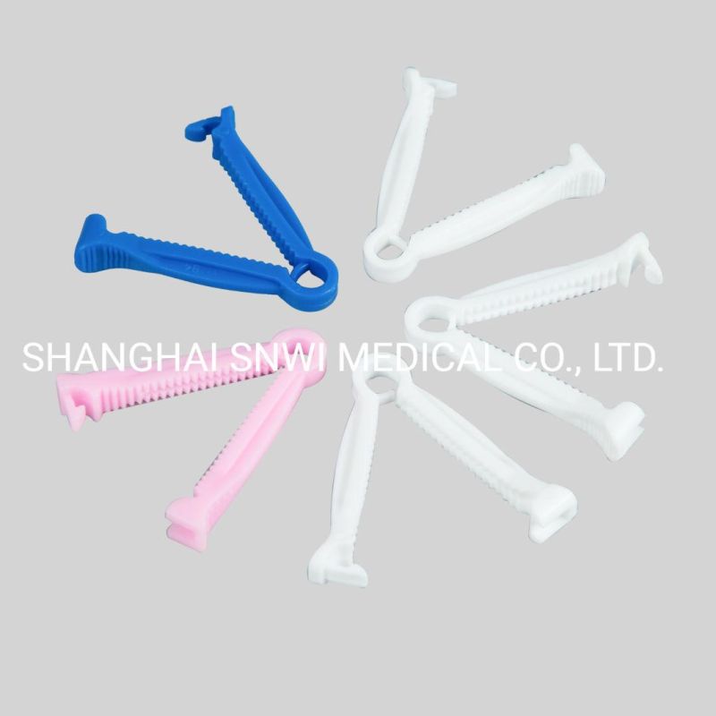 Medical Disposable Sterile Plastic Umbilical Cord Clamp Cutter with CE ISO