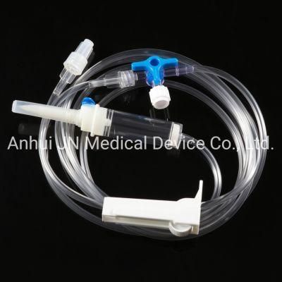 Sterile Precision Flow Control Medical IV Infusion Set with CE Approval