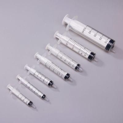 Quality Disposable Syringe with Needle Three Parts CE&FDA Certified