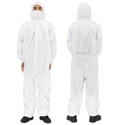 En14126 Hospital Medical Protective Isolation SMS Microporous Coveralls