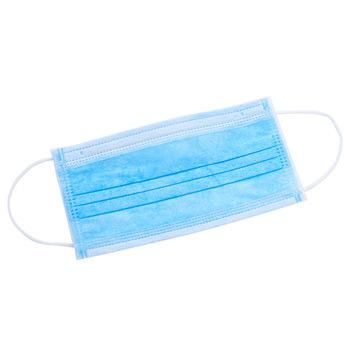 China White List FDA 510K CE En149 En14683 Approved Anti Dust Pm2.5 Virus 3 Ply Earloop Disposable Non Woven Fabric Blue Surgical Face Mask