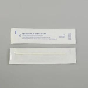 Disposable Medical Test Sterile Flocked Swab Stick with Plastic Test Tube Pharyngeal Swab Specimen Collection