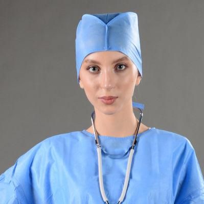 SMS Disposable Non Woven Surgical Cap Direct Supplier