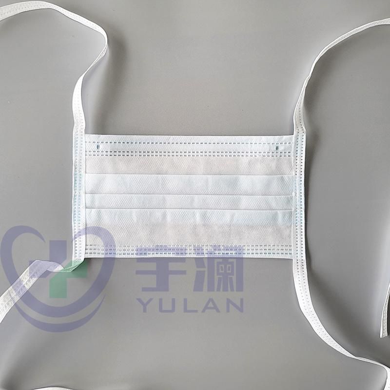 Disposable Medical Nonwoven Face Mask Surgical Face Mask with Tie on Type II