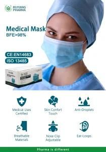 Distributor 3 Ply Medical Surgical Face Mask Typeiir Facemask Disposable Items Christmas Mask