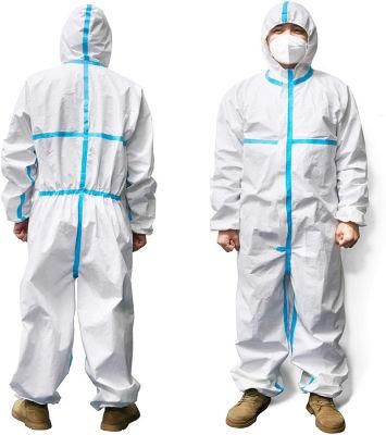 Professional Medical Isolation Gown Sterile Disposable Protective Coverall Clothing/Chemical/Lab/Work/Breathable/Uniform/