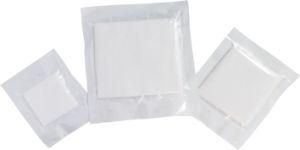 8ply 200 PCS Non Sterile Green White Non Woven 7.5*7.5 12ply Gauze Swabs