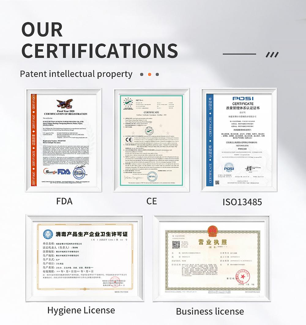 High Absorbency and Cheap Underpad with FDA CE ISO13485