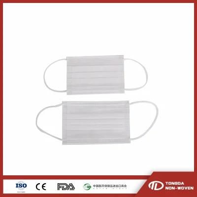 Eco-Friendly Personal Care High Bfe Disposable Facemask Cheap 3 Ply Mask Face CE Adult Class II CE En14638 Ultraviolet Light 20n