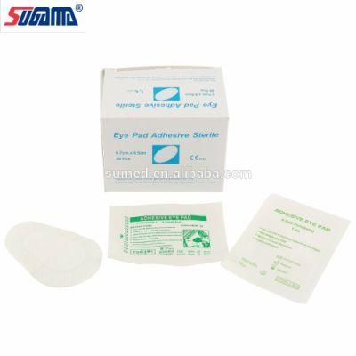 Adhesive Eye Pad 6.5X9.5cm Non Woven Sterile Adhesive Eye Pads