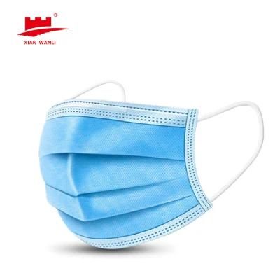 Wholesale Mascarillas Mask Disposable Surgical Medical Mask Approved 3 Ply Surgical Face Mask