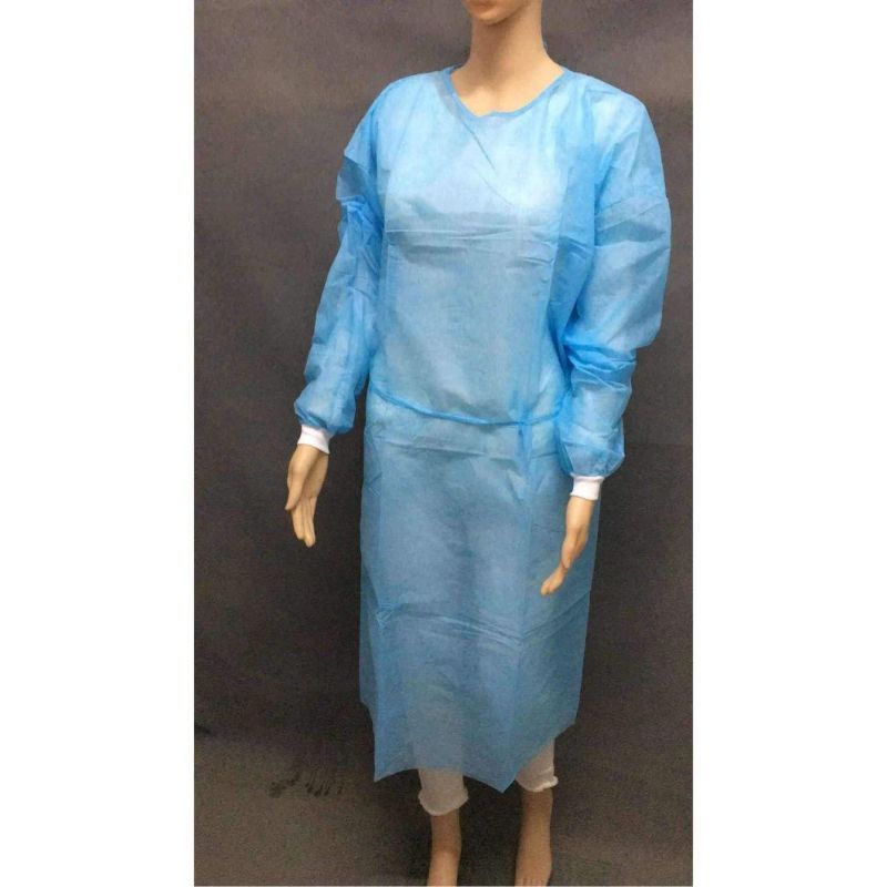 Surgical Gown SMS Doctor′s Surgical Gown Isolement Blouse Chirurgicale Disposable Patient Medical Doctor Gown Sterile