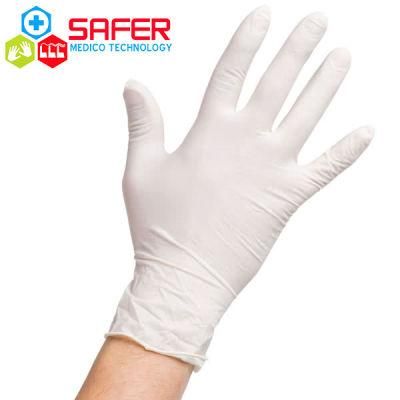 Black Gloves Box Latex Food Grade Powder Disposable