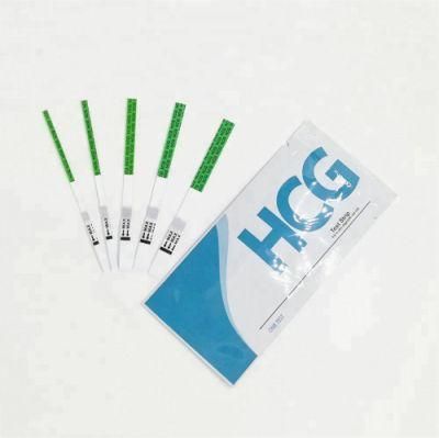 One Step HCG Urine Tests 3mm Early Pregnancy Test Strips