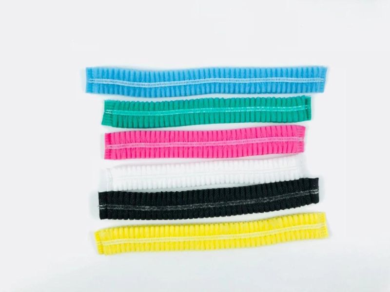 Disposable Clip Cap Double Elastic Mop Cap Bouffant Cap