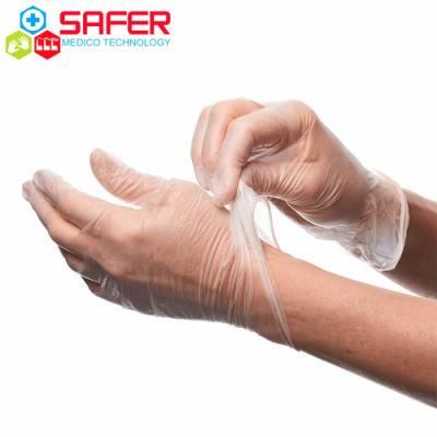 Cleaning Disposable Clear Vinyl Gloves (4.5g)