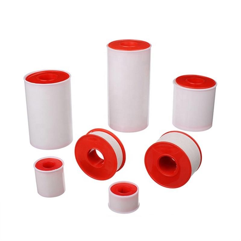 100%Cotton Athletic Zinc Oxide Glue Sports Tape Zinc Oxide Medical Tape White Color Adhesive Plaster