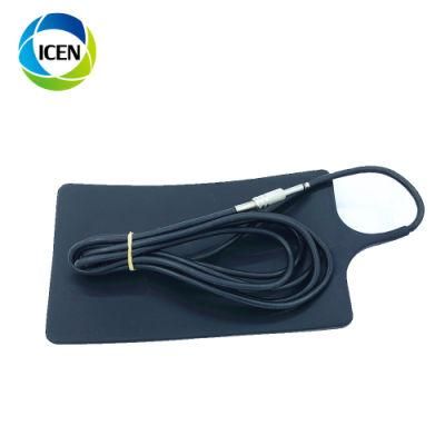 IN-I01 High Quality Medical Consumble Reusable Patient Rubber Plate Electrosurgical Pad