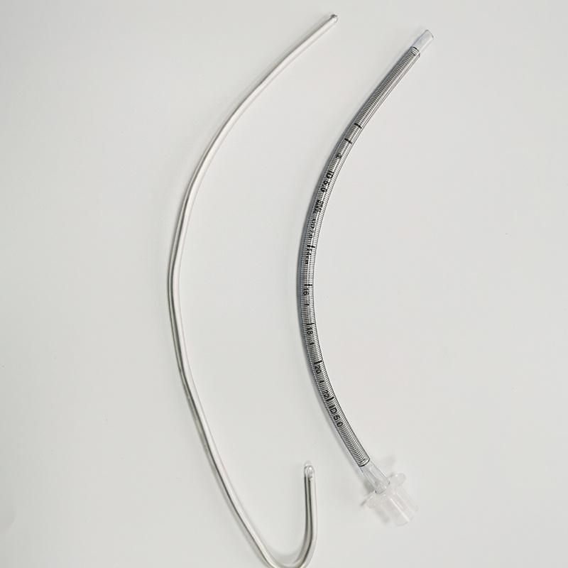 Medical PVC Reinforced Endotracheal Tube Without Cuff