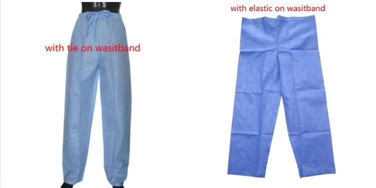Other Medical Consumables Disposable Hospital Uniform SMS SBPP Scrub Suit Scrub Suit Sets Patient Robe