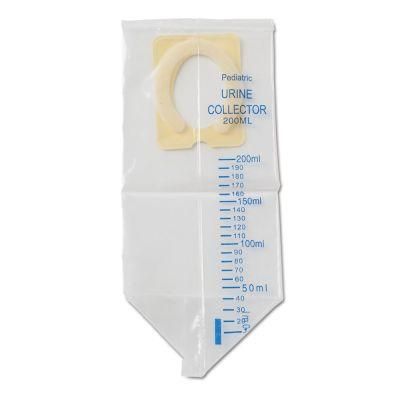 Medical Sterile 200ml Flat Pediatric Urine Collector