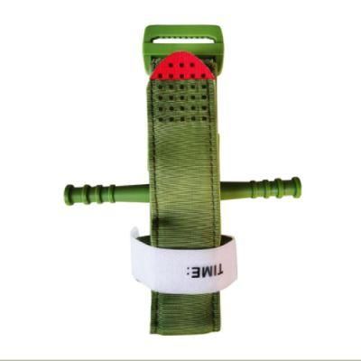 Green Emergency Outdoor First Aid Tactical Life Saving Hemorrhage Control Single Handed Tourniquet