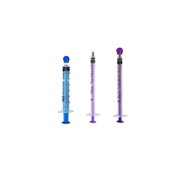 1ml 2/3ml 5ml 10ml 20ml Oral Feeding Syringe Disposable Colored