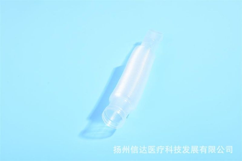 Medical Disposable Nebulizer Tube, Suction Tube Nebulizer Connected to Retractable Threaded Tube, Corrugated Tube with Mouthpiece, Nebulizer Tube