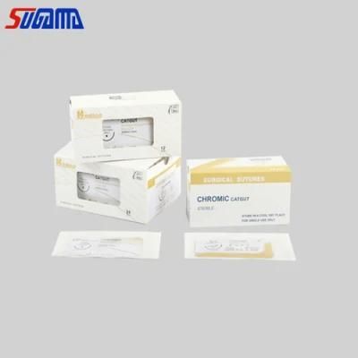 OEM Brand Surgical Suture Thread Polyglycolic Acid Suture with Needle