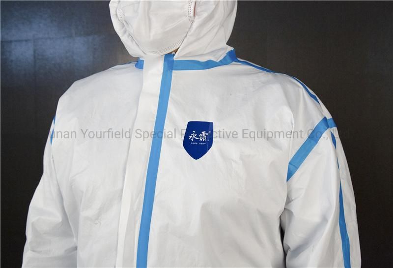 Yourfield Non-Sterile Disposable Protective Coverall Protective Clothing