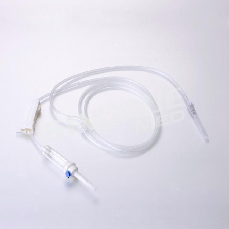 Disposable IV Infusion Giving Set with Needle
