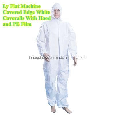 Disposable Flat Machine Covered Edge Coverall