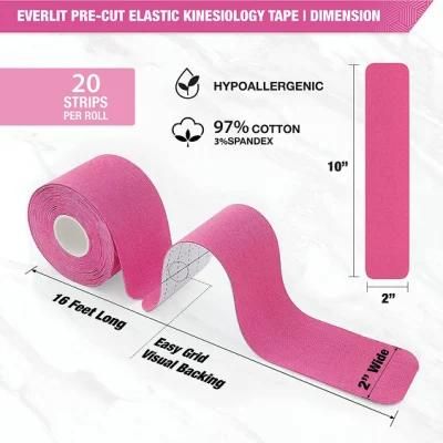 Water Resistant Kinesiology Tape for Physical Therapy Sports Athletes