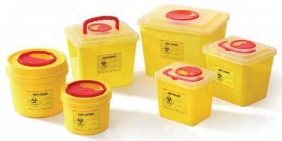 Plastic Sharp Container Biohazard Container with Handle for Medical Waste