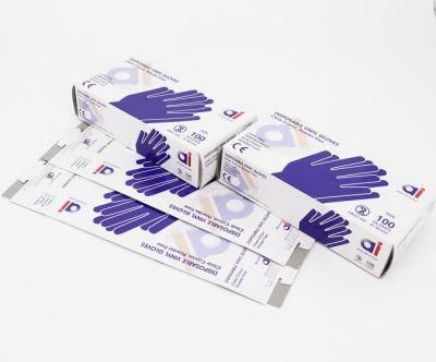 Factory Price Medical, Food, Industrial Use Disposable Examination Vinyl Gloves Powder Free